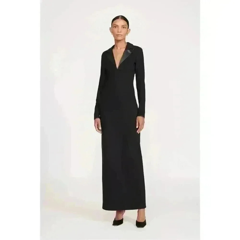 Staud Humboldt Dress Black Sz M Brand New - Picture 2 of 10